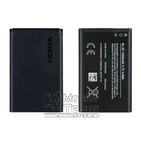 باطری نوکیا BL-5C ظریفیت1020 اصلی