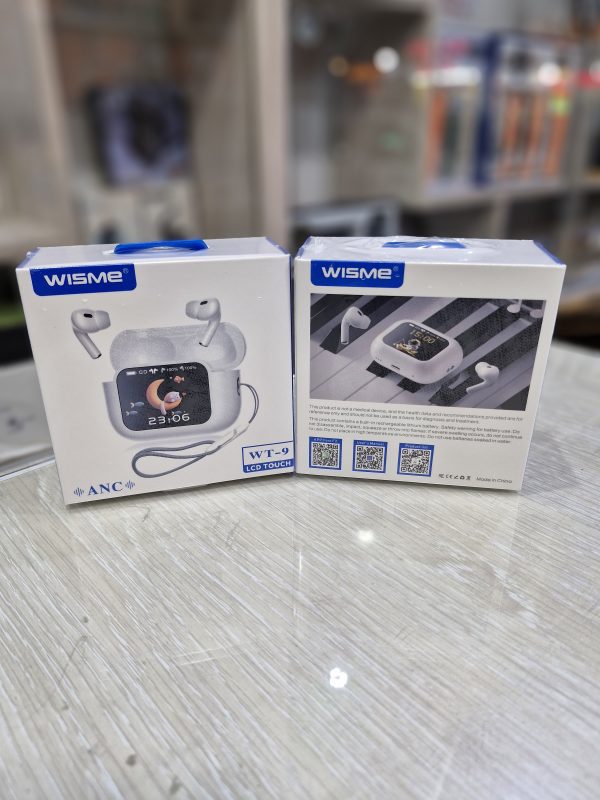 ایرپاد بی سیم wisme wt9 مانیتور دار anc