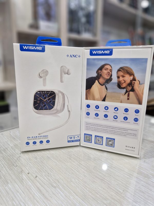 ایرپاد بی سیم wisme wt7 مانیتور دار anc