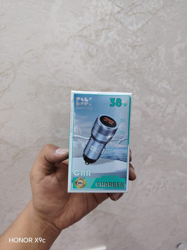 شارژر فندکی مدل DK-car09 خروجی 38 وات