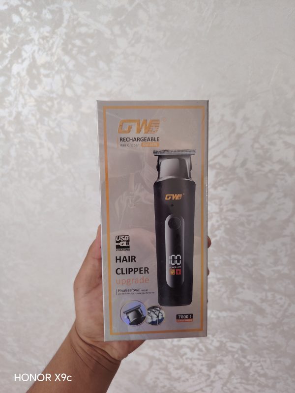 ماشین اصلاح جی دبلیو مدل GW9876 با تیغه استیل ضد زنگ we