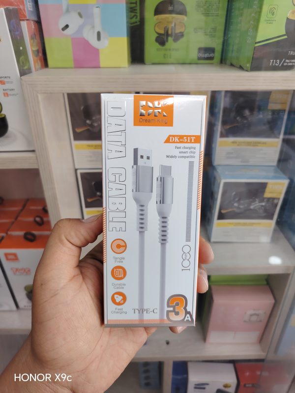 کابل شارژ usb به typc مدل DK-51T