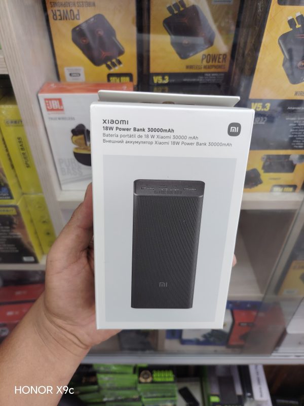 پاوربانک شیائومی مدل PB3018ZM ظرفیت 30000 میلی آمپر ساعت