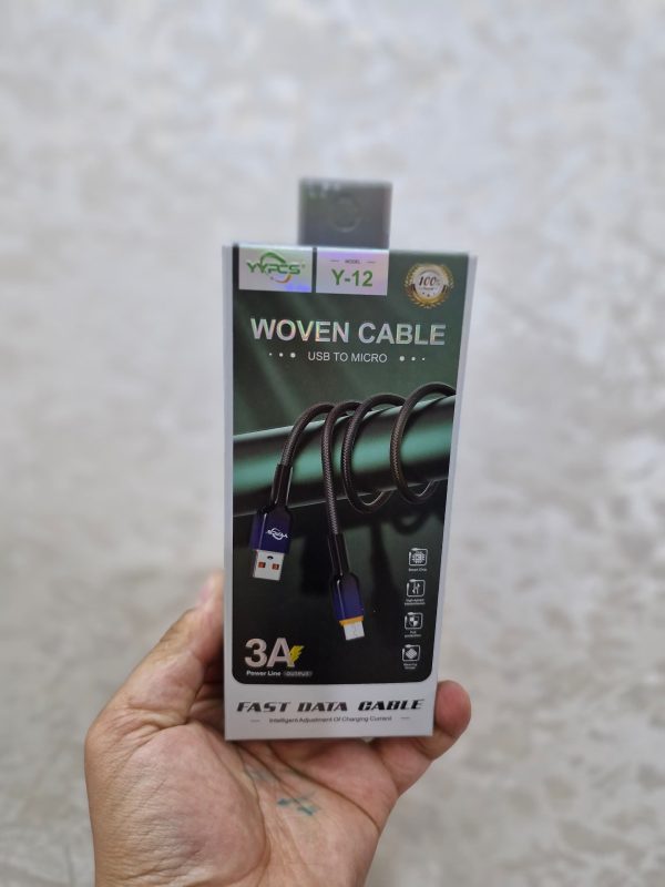 کابل شارژ usb به میکرو مدل Y-12