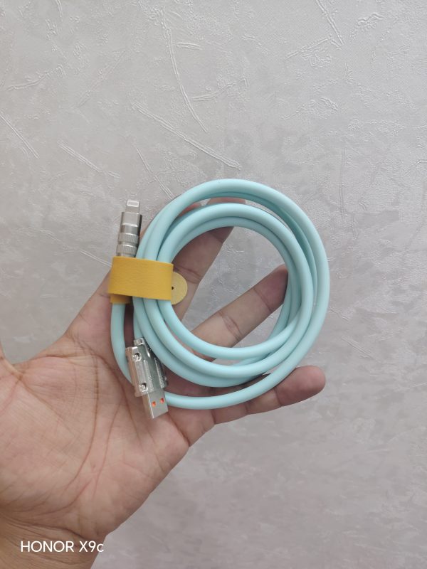 کابل شارژ سر فلزی usbبه ایفون